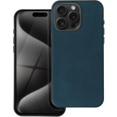 Plastové puzdro na Apple iPhone 13 Pro Max Woven Mag Cover modré