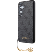 Plastové puzdro Guess na Samsung Galaxy S24 5G S921 GUHCS24SGF4GGR 4G Charms čierne