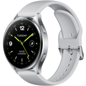 Xiaomi Watch 2 Sliver Case With Gray TPU Strap