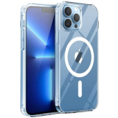 Silikónové puzdro na Apple iPhone 13 Pro Tech-Protect MagMat Silicone MagSafe Clear