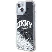 DKNY Liquid Glitter Arch Logo Apple iPhone 15 DKHCP15SLBNAEK Black