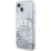 DKNY Liquid Glitter Arch Logo Apple iPhone 15 DKHCP15SLBNAET Transparent