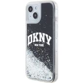 DKNY Liquid Glitter Arch Logo Apple iPhone 14 DKHCP14SLBNAEK Black