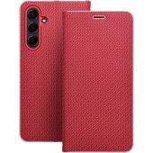 Obal LUNA Book Carbon Samsung Galaxy A15 4G A155/A15 5G A156 red