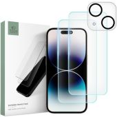 Tvrdené sklo na Apple iPhone 15 Tech-Protect Supreme Set