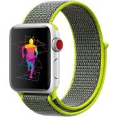 SWISSTEN nylonový remienok na Apple Watch 42/44/45/49mm zelený
