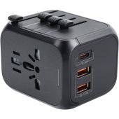 Travel charger/adapter SL-209PQ-2 WHOLE WORLD black