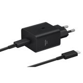 Nabíjačka Samsung EP-T4511XBE 45W  Plus kábel USB-C - čierna