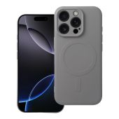 Obal SILICONE MAG COVER MagSafe Apple iPhone 16 Pro titánovo sivý