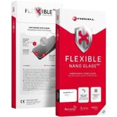 Forcell Flexible Nano Glass 5D Apple iPhone 16 black