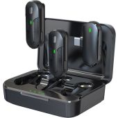 Devia M8-2-C, bezdrôtový mikrofón pre smartfón, Kintone USB-C 2in1, čierny