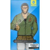 5D Mr. Monkey Glass Apple iPhone 16 Pro black (Strong HD)