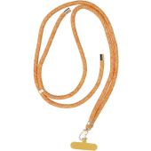 SWING (8mm) nastaviteľná šnúrka na mobil 165cm oranžovo-biela