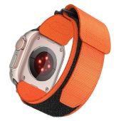 Remienok FORCELL F-DESIGN FA05 nylon Apple Watch 42/44/45/49mm oranžový