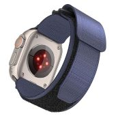 Remienok FORCELL F-DESIGN FA05 nylon Apple Watch 42/44/45/49mm modrý