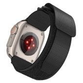 Remienok FORCELL F-DESIGN FA05 nylon Apple Watch 42/44/45/49mm čierny