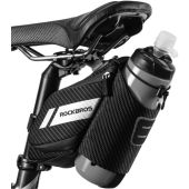 Rockbros C32BK, taška na bicykel pod sedadlo s držiakom na fľašu, 1.5L, čierna