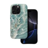 FORCELL F-PROTECT Mirage, Military Drop-Tested case compatible with MagSafe for IPHONE 15 green marble