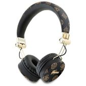 GUESS wireless headphones bluetooth ENC GUBH70EPOSMK (PU Peony Script Round Shape) black