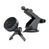 Držiak Forcell F-GRIP Cool Magsafe Protect chladiaca technológia and Qi2 15W bezdrôtové nabíjanie - čierny