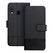 Gomma Book Samsung A20e - čierne (s prackou)