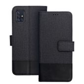 Gomma Book Samsung A51 A515 - čierne (s prackou)