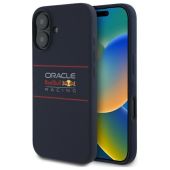 Obal Red Bull Silicone Horizontal Logo MagSafe Apple iPhone 16 Plus RBHMP16M24SIHSRV modrý