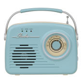 Setty Retro P350, reproduktor s rádiom, modrý