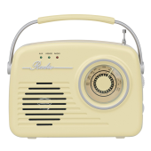 Setty Retro P350, reproduktor s rádiom, béžový