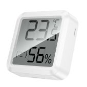 HOCO electronic clock with hygrothermometer HX40 white