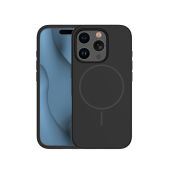 Silicone Thin Magsafe TPU iPhone 15 Pro Max - čierne