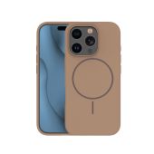 Obal Silicone Thin Mag Apple iPhone 16 Pro Max hnedý