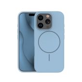 Obal Silicone Thin Mag Apple iPhone 15 Pro Max svetlomodrý