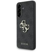 Obal Guess PU 4G Metal Logo Samsung Galaxy A36 5G A366 GUHCSA364GMGGR sivý