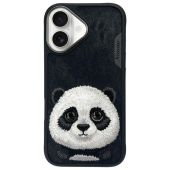 NIMMY case BIG EYED PET 2.0 Panda for IPHONE 16 black