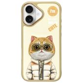 NIMMY case COOL&CUTE 2.0 Cat for IPHONE 16 khaki