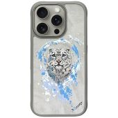 NIMMY case PANTHER compatible with MagSafe for IPHONE 16 Pro light gray