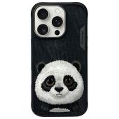NIMMY case BIG EYED PET 2.0 Panda for IPHONE 16 Pro black