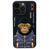 NIMMY case COOL&CUTE 2.0 Monkey for IPHONE 15 Pro Max black