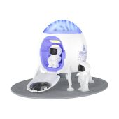 XO LED CF38, projektor  Plus reproduktor, biely