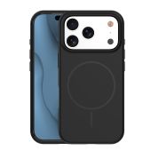 Obal Silicone Thin Mag Apple iPhone 17 Pro Max čierny