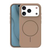 Obal Silicone Thin Mag Apple iPhone 17 Pro Max hnedý