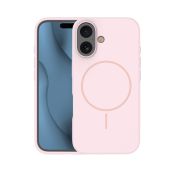 Obal Silicone Thin Mag Apple iPhone 17 svetloružový
