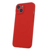Silicone Magsafe TPU iPhone 17 Pro - červené
