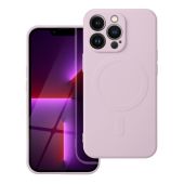 SILICONE MAG COVER case compatible with MagSafe for IPHONE 17 Pro Max pink