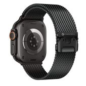 Remienok FORCELL F-DESIGN FA11 nehrdzavejúca oceľ Apple Watch 38/40/41mm čierny