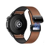 Remienok FORCELL F-DESIGN FS20 magnetický eko koža Samsung Watch 22mm hnedý