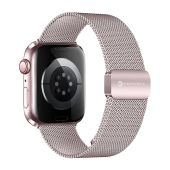 Remienok FORCELL F-DESIGN FA14 magnetický nehrdzavejúca oceľ Apple Watch 38/40/41mm ružový