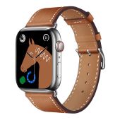 Remienok FORCELL F-DESIGN FA20 eko koža Apple Watch 42/44/45/49mm hnedý