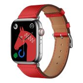 Remienok FORCELL F-DESIGN FA20 eko koža Apple Watch 38/40/41mm červený